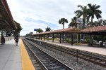 Looking south from Hollywood Station-in addition to Tri-Rail, Amtrak stops here as well